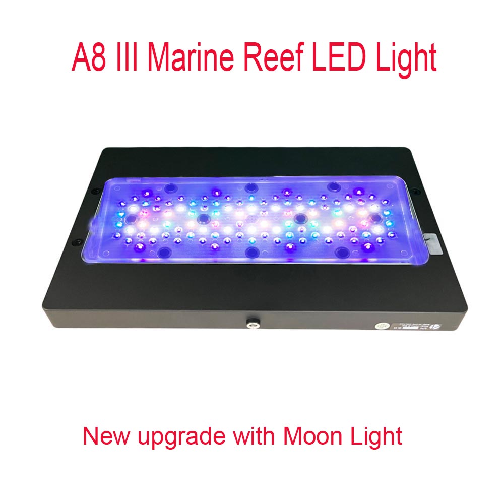 Marine Aquarium Reef - Lámpara A8 III Moon Light, potente