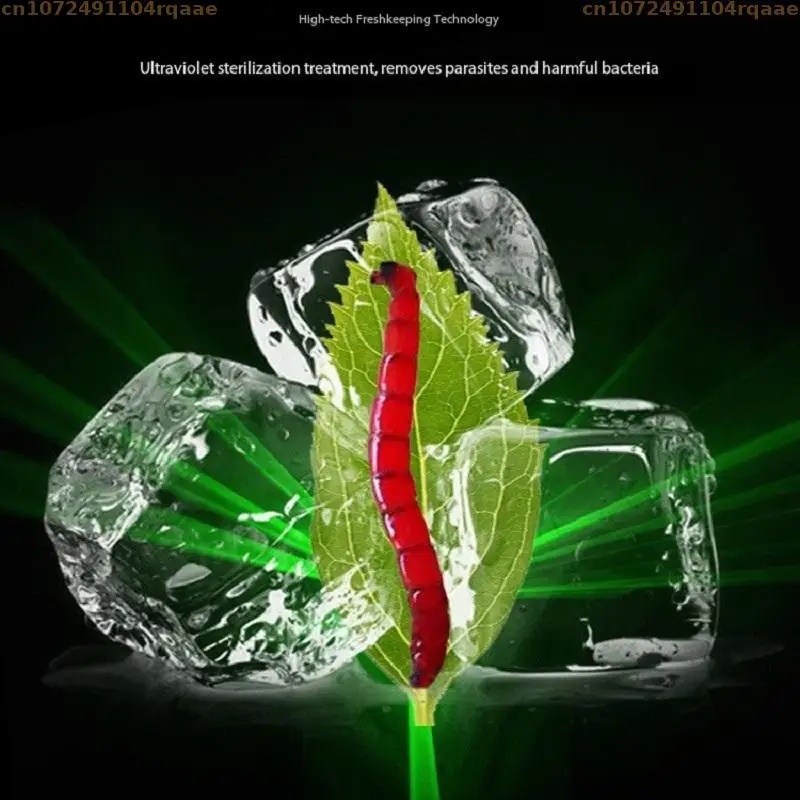 Cubos de lombrices de sangre l - Marine Aquarium Worms reseña y precio