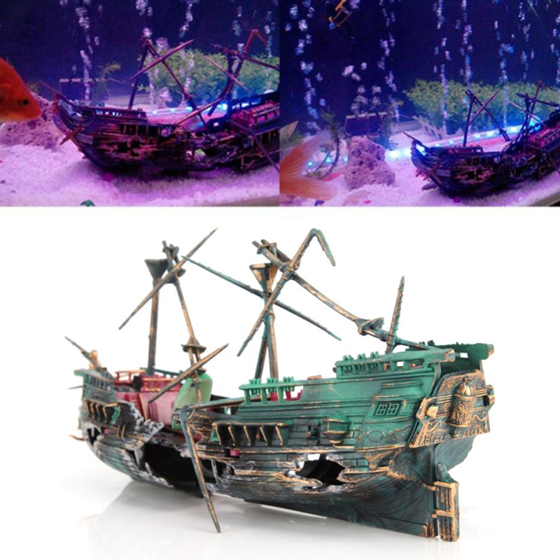 ¡OFERTA! Barco Decorativo Gran - Aquarium Marineland reseña y precio