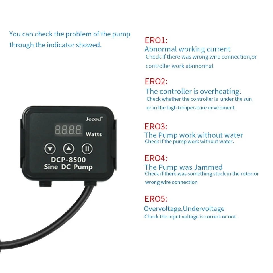Jebao Jecod DCP 2500/3500/5000 - Marine Aquarium Reef reseña y precio