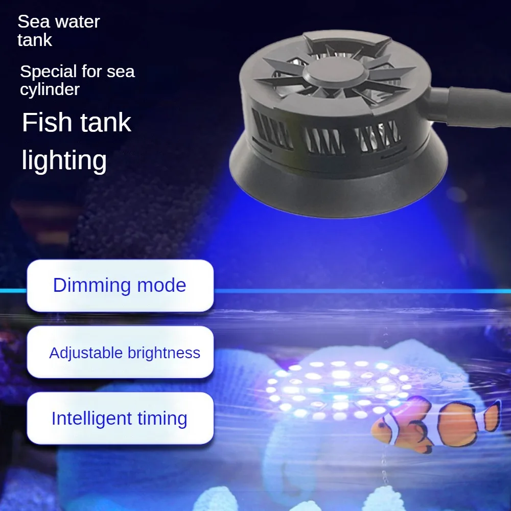 Luz LED para acuario, luz para - Marine Aquarium Timing reseña y precio