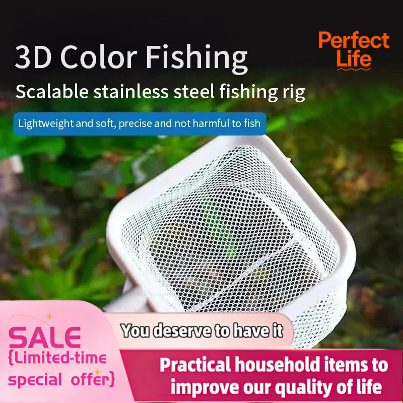 Red de pesca de acero inoxidab - Aquarium Marineland reseña y precio