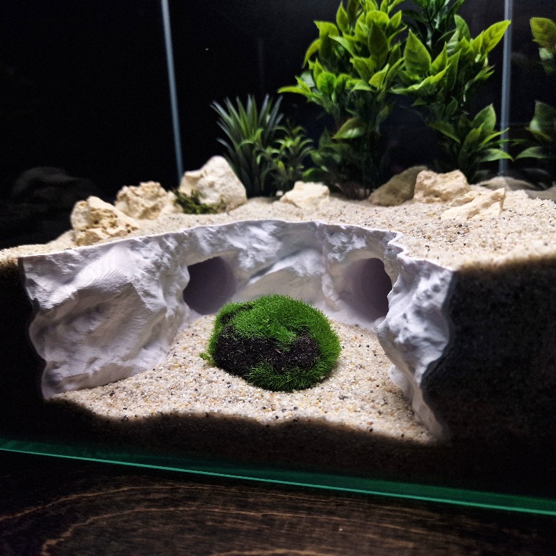 Túnel Escondite 2 en 1 para Ag - Aquarium Marineland reseña y precio