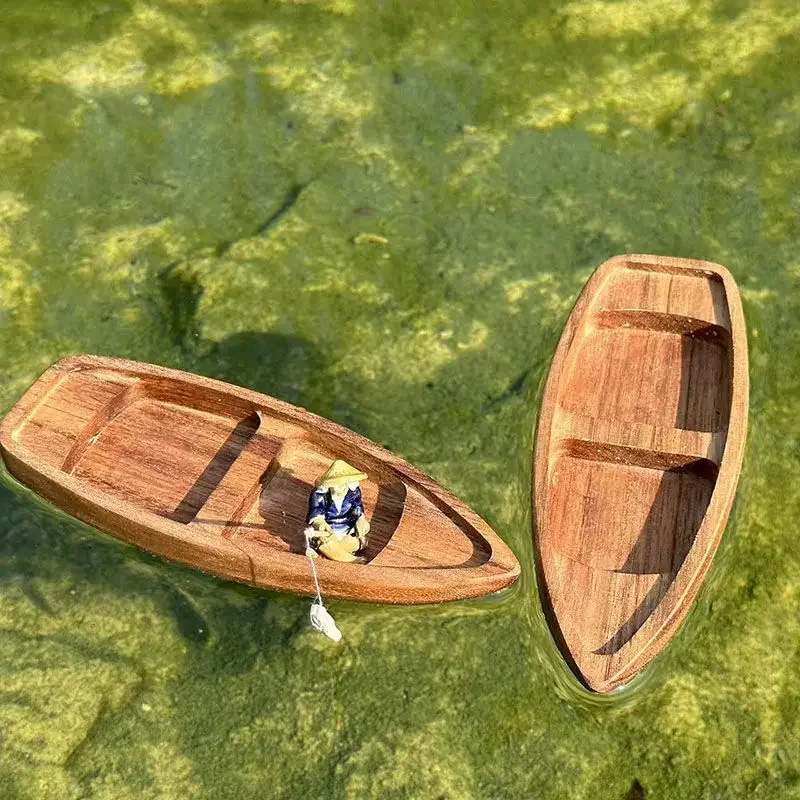 Barco de madera hecho a mano,  - Aquarium Marineland reseña y precio