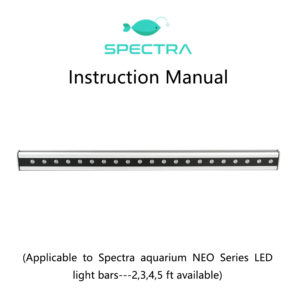 Barra de luz LED Spectra NEO B - Marine Aquarium Timing reseña y precio