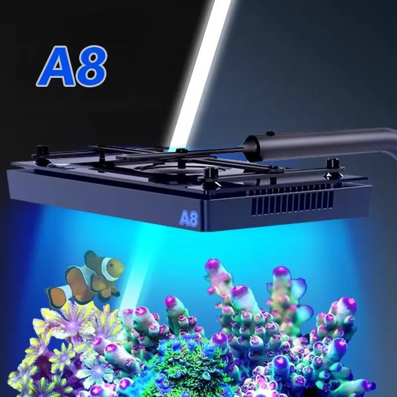 Lámpara LED Marina A8SE II Max - Marine Aquarium Reef reseña y precio