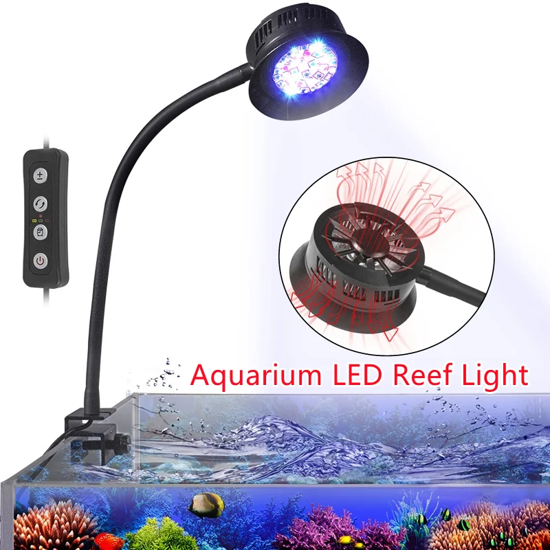 30W acuario pecera agua de mar - Marine Aquarium Timing reseña y precio